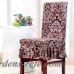 Impresión de la flor con volantes cubierta de la silla moderna banquete bodas plegable estiramiento Anti-sucio comedor silla cubierta decoración 1 unid ali-13466325
